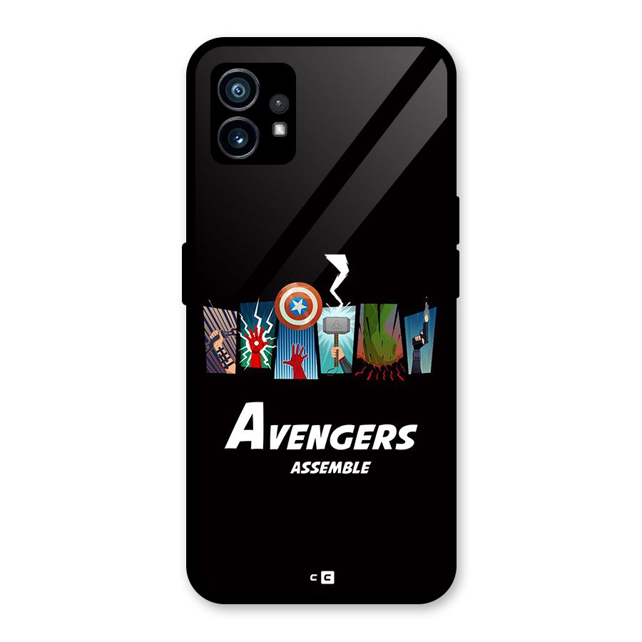 Avengers Assemble Glass Back Case for Nothing Phone 1