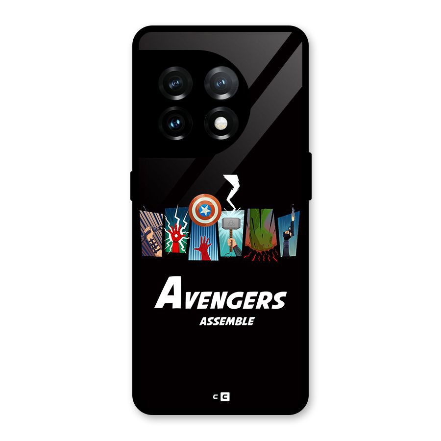Avengers Assemble Glass Back Case for OnePlus 11