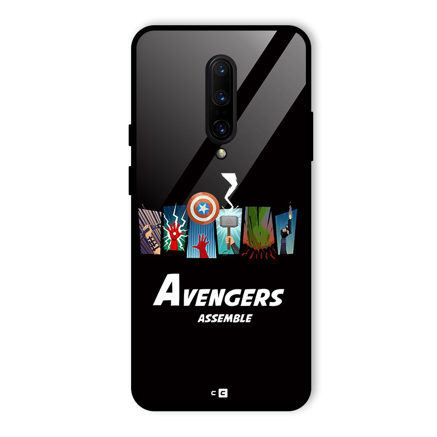 Avengers Assemble Glass Back Case for OnePlus 7 Pro
