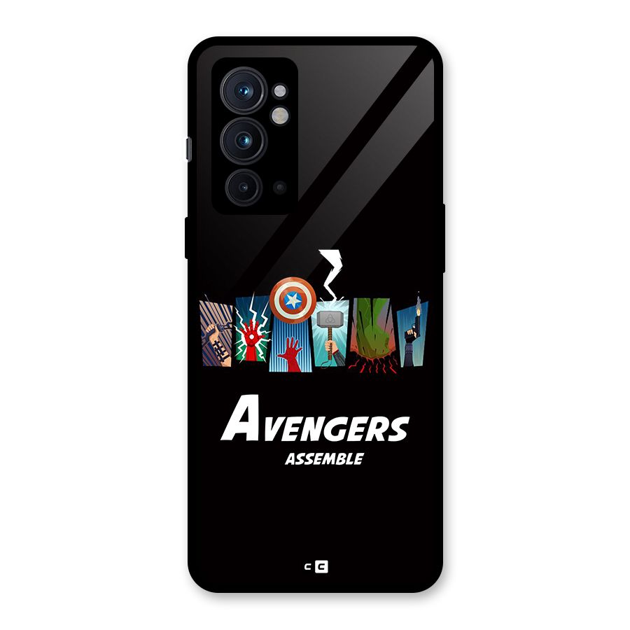 Avengers Assemble Glass Back Case for OnePlus 9RT 5G
