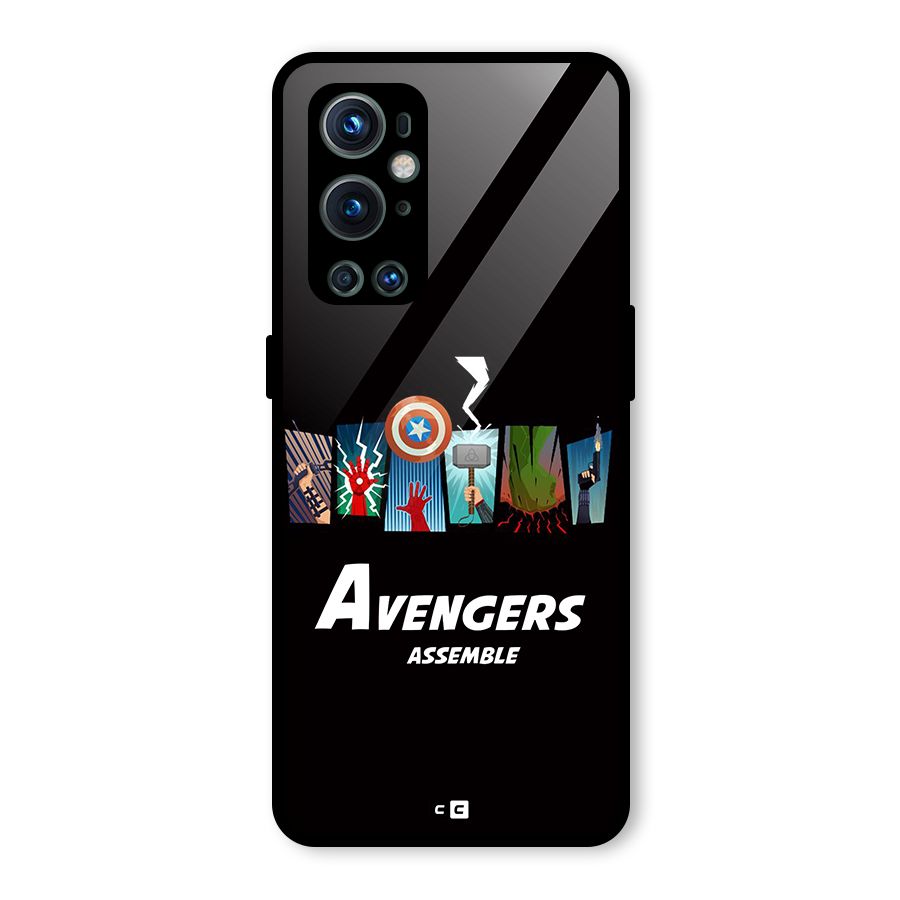 Avengers Assemble Glass Back Case for OnePlus 9 Pro