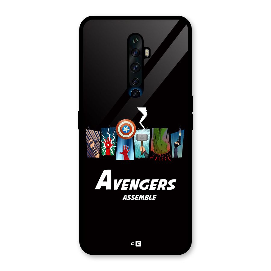 Avengers Assemble Glass Back Case for Oppo Reno2 Z