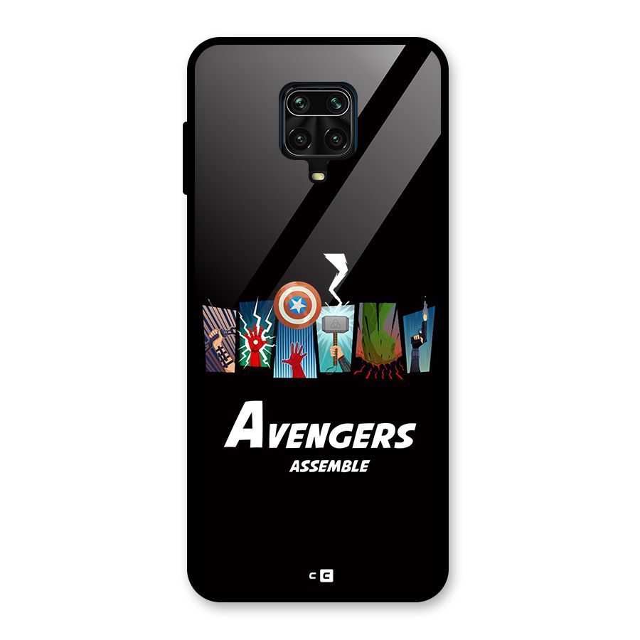 Avengers Assemble Glass Back Case for Poco M2 Pro
