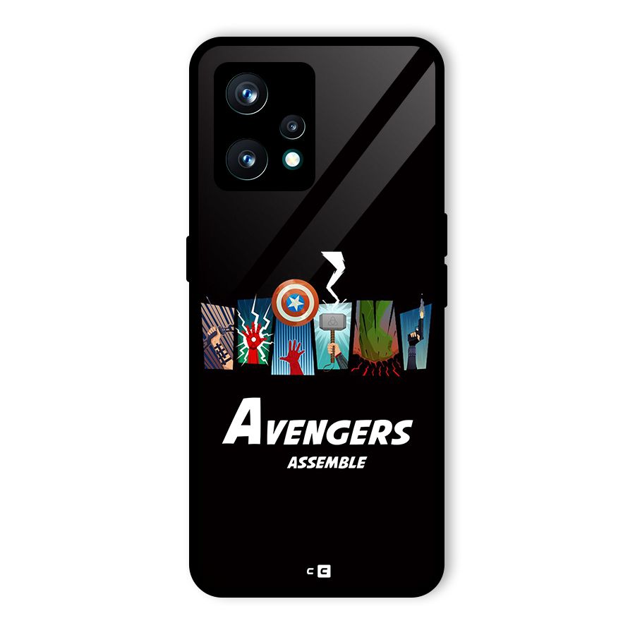 Avengers Assemble Glass Back Case for Realme 9 Pro Plus 5G