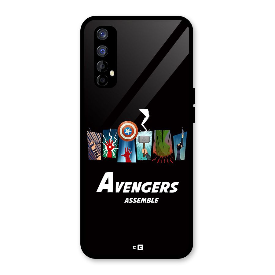 Avengers Assemble Glass Back Case for Realme Narzo 20 Pro