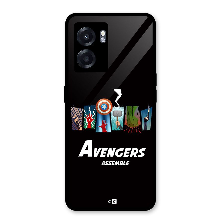 Avengers Assemble Glass Back Case for Realme Narzo 50 5G