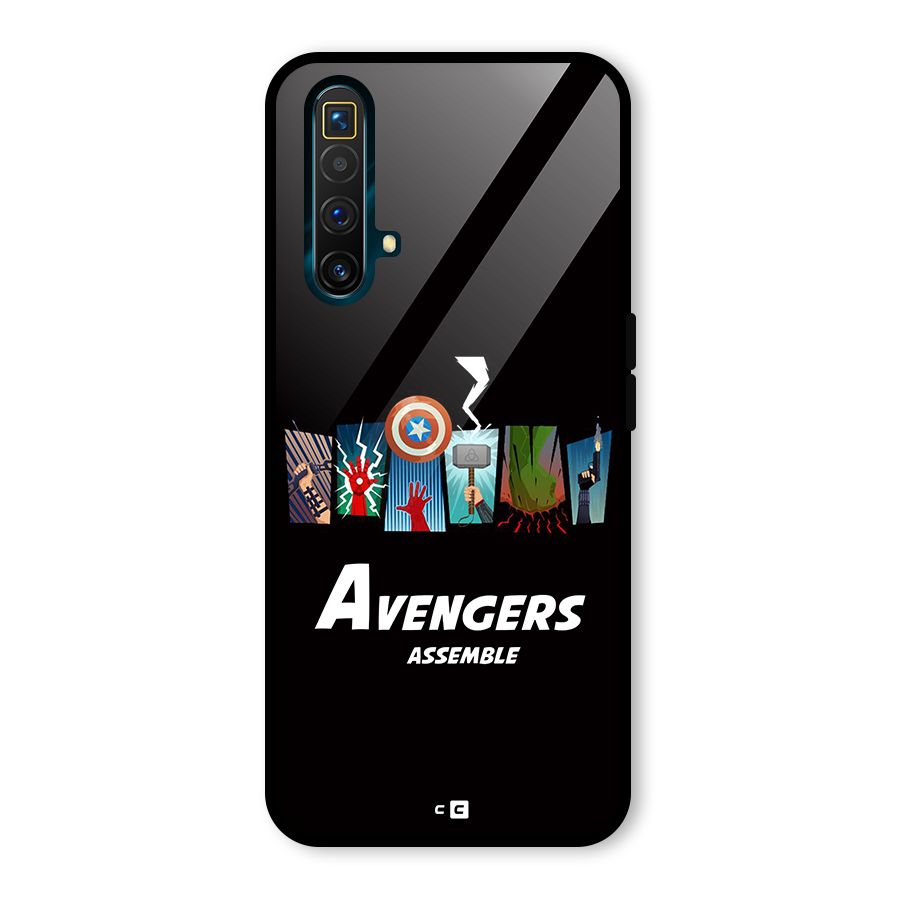 Avengers Assemble Glass Back Case for Realme X3