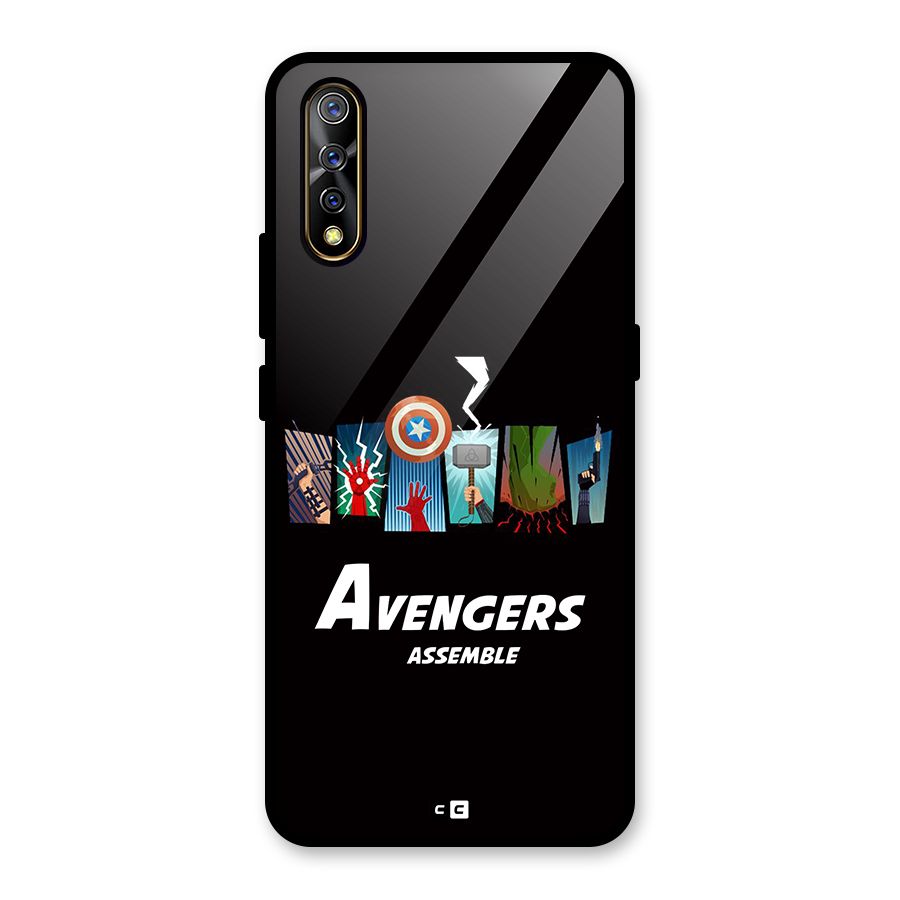 Avengers Assemble Glass Back Case for Vivo S1