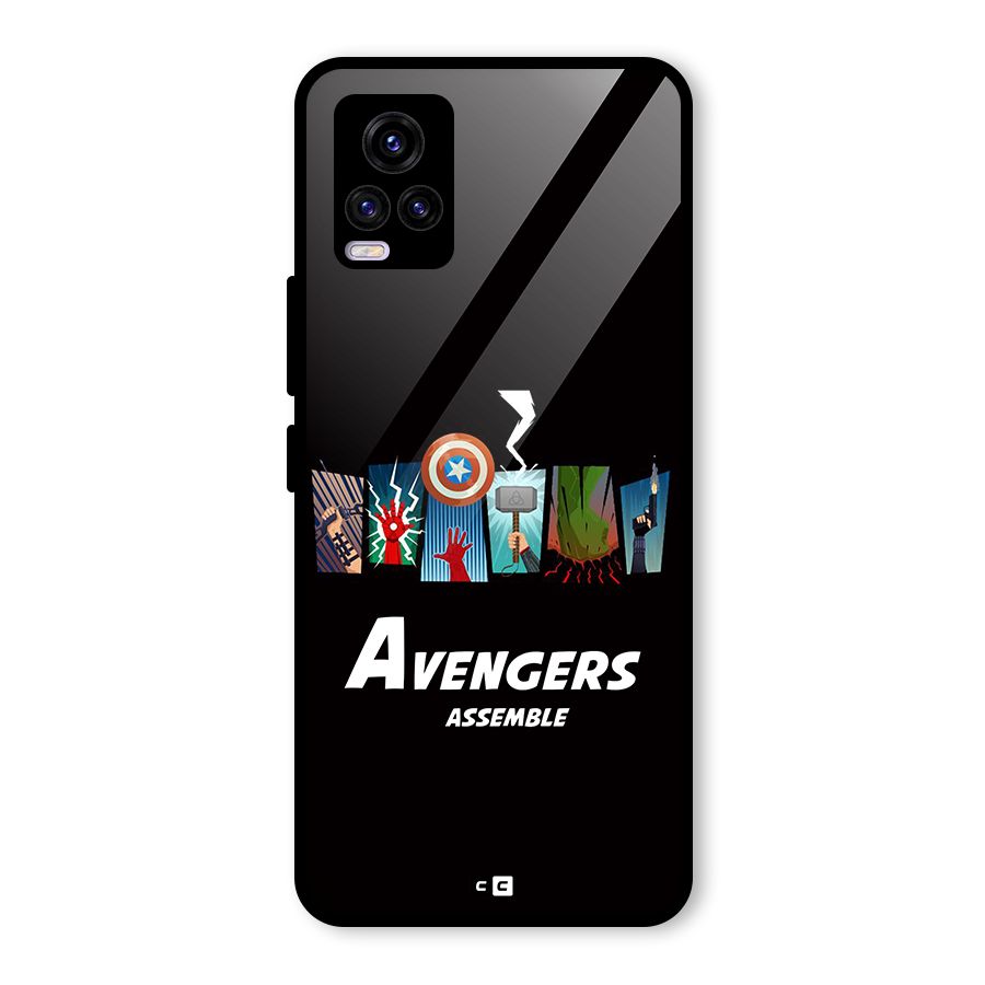 Avengers Assemble Glass Back Case for Vivo V20
