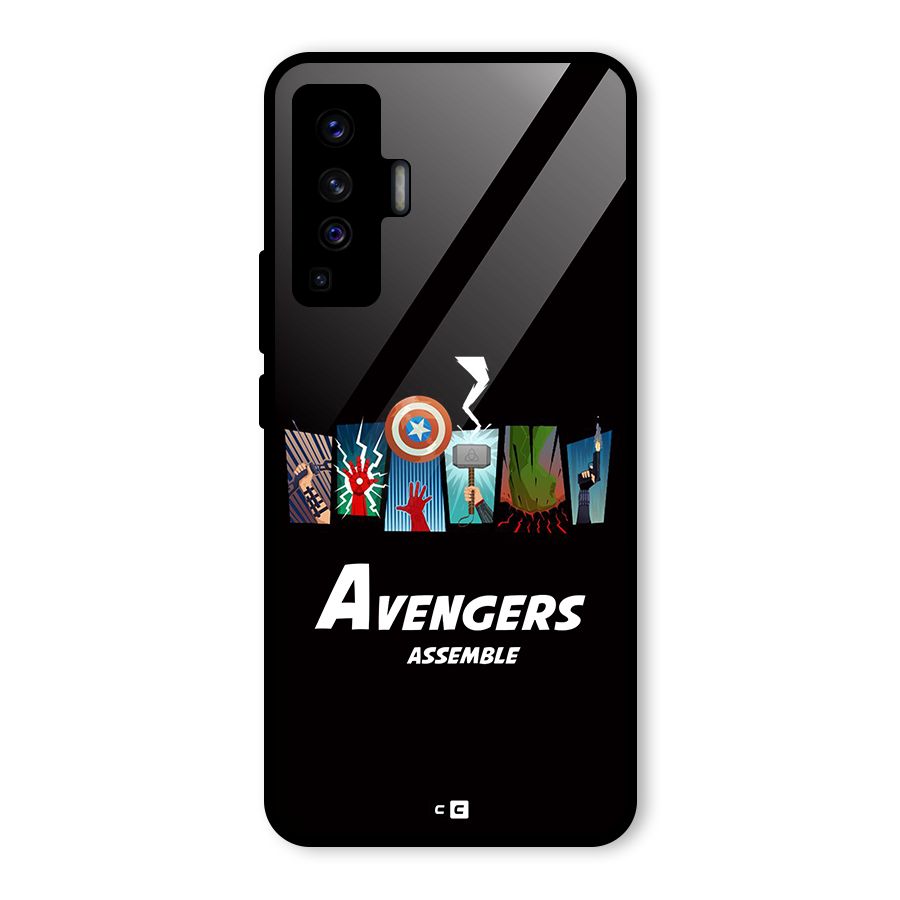Avengers Assemble Glass Back Case for Vivo X50
