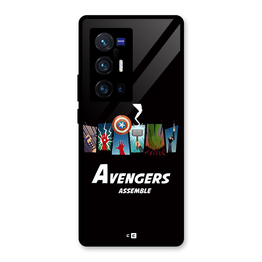 Avengers Assemble Glass Back Case for Vivo X70 Pro Plus