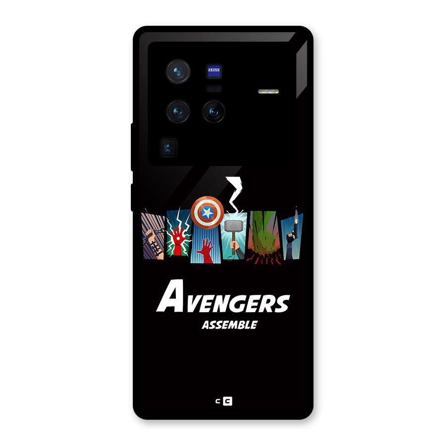 Avengers Assemble Glass Back Case for Vivo X80 Pro