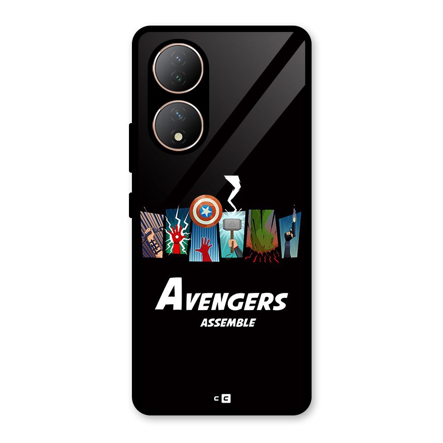 Avengers Assemble Glass Back Case for Vivo Y100