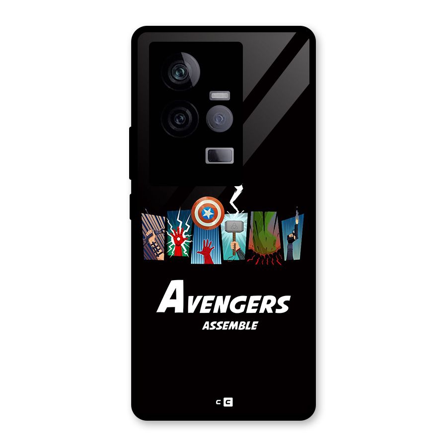 Avengers Assemble Glass Back Case for Vivo iQOO 11 5G