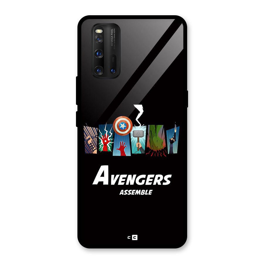 Avengers Assemble Glass Back Case for Vivo iQOO 3