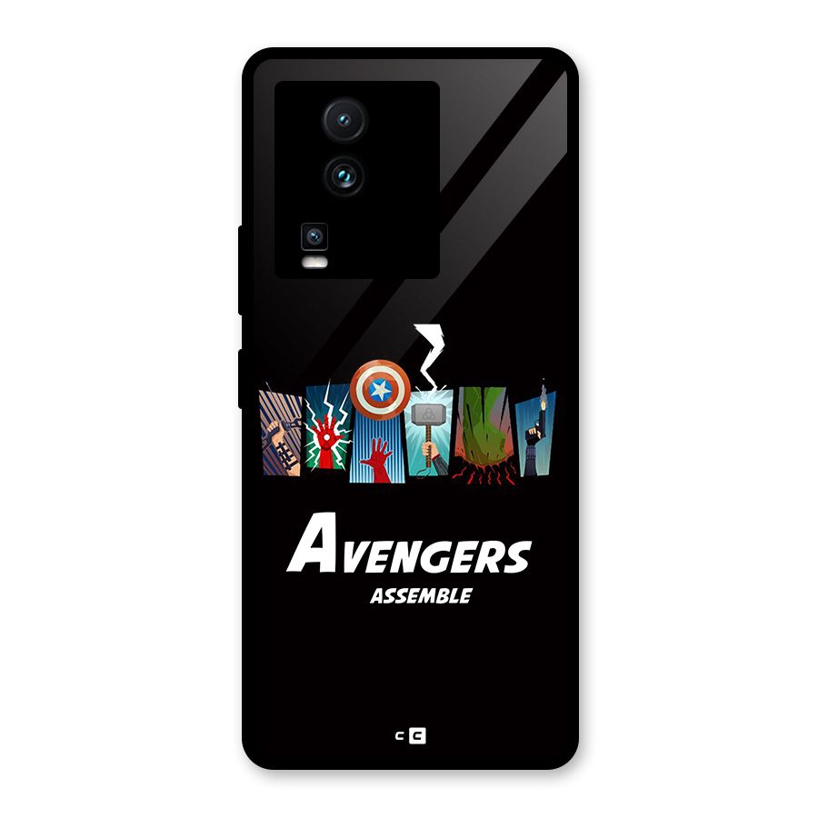 Avengers Assemble Glass Back Case for Vivo iQOO Neo 7