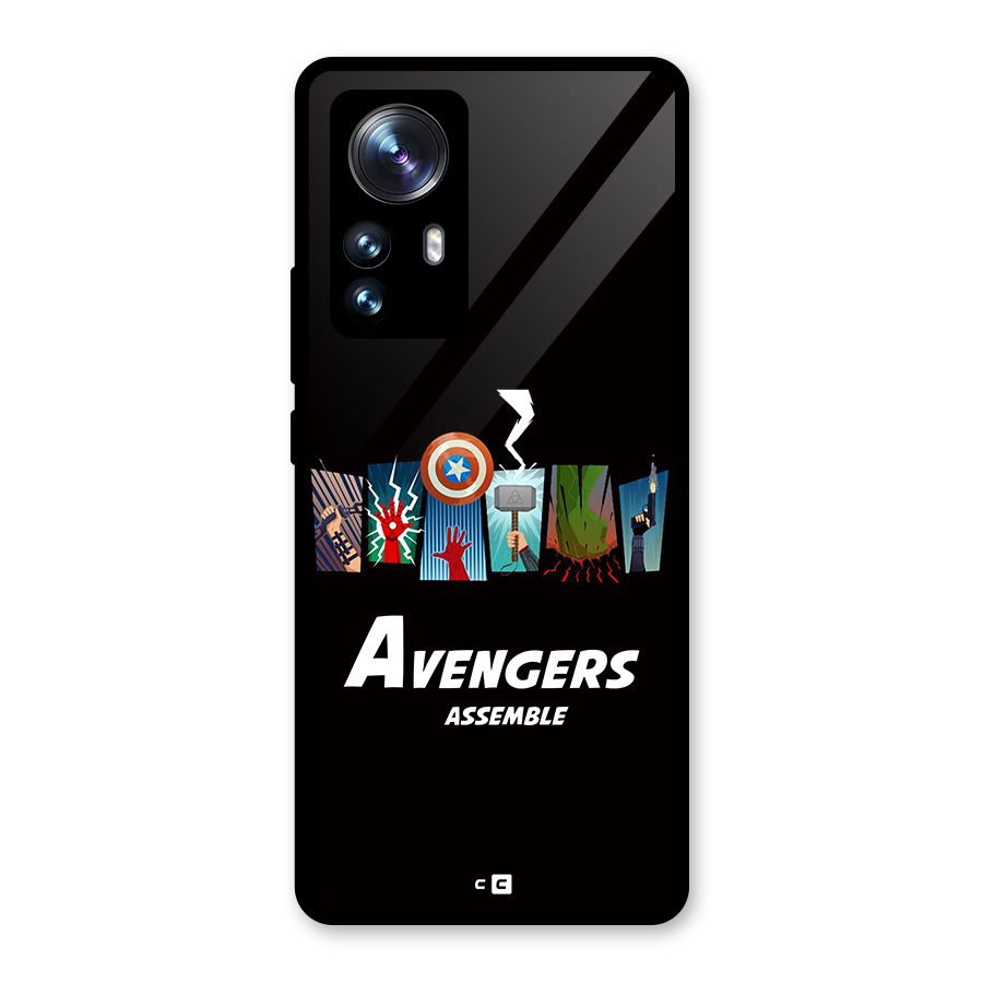 Avengers Assemble Glass Back Case for Xiaomi 12 Pro