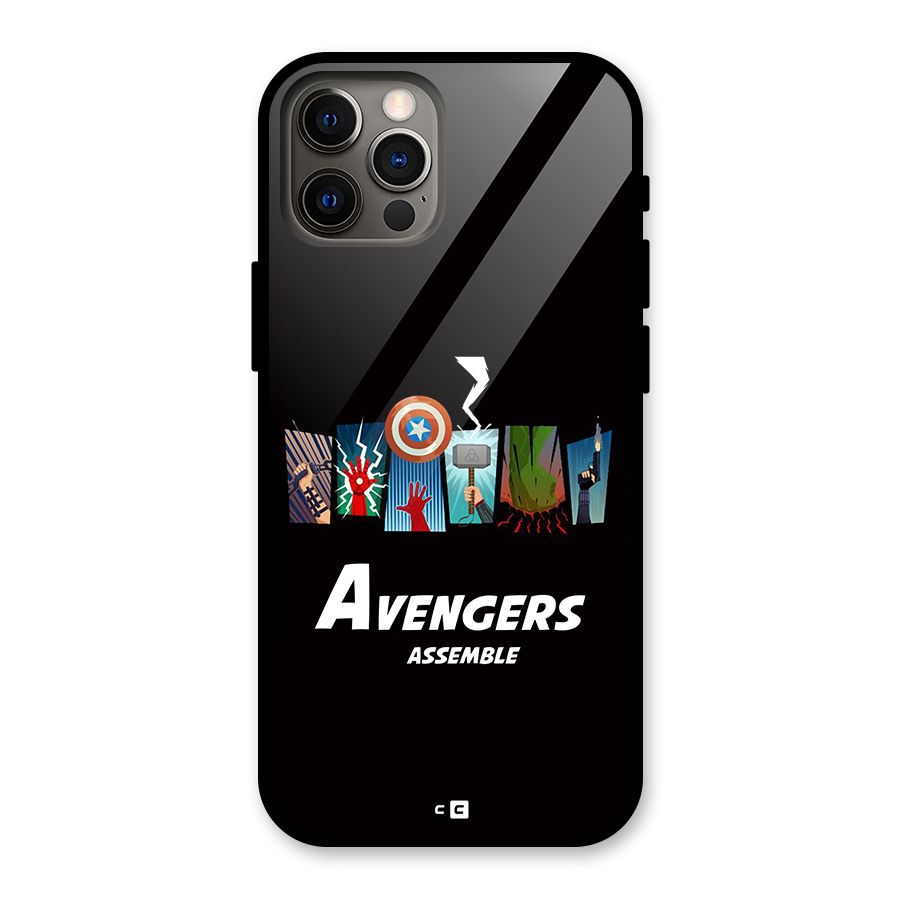 Avengers Assemble Glass Back Case for iPhone 12 Pro