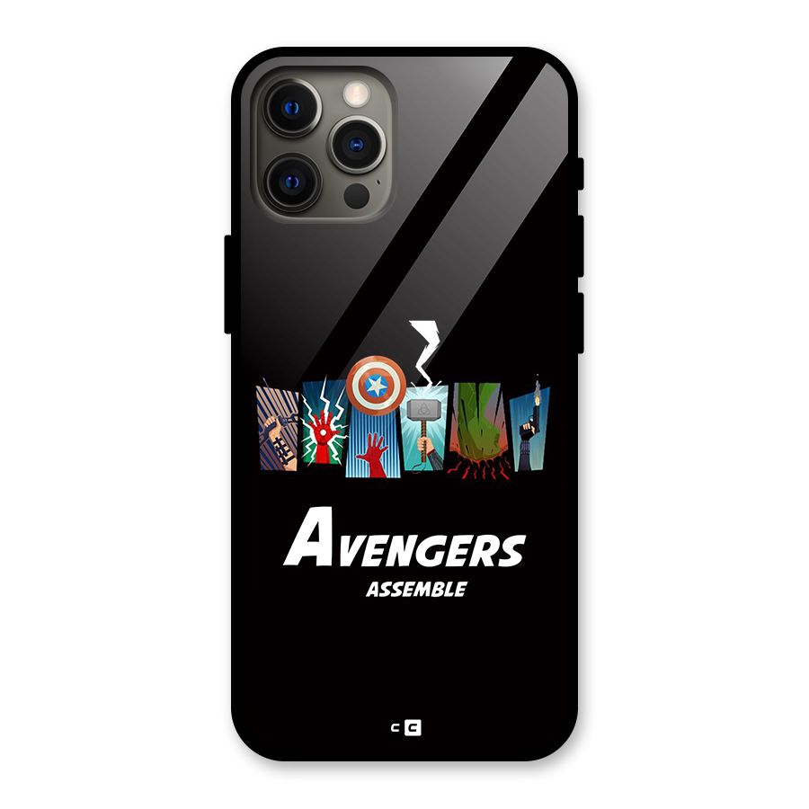 Avengers Assemble Glass Back Case for iPhone 12 Pro Max