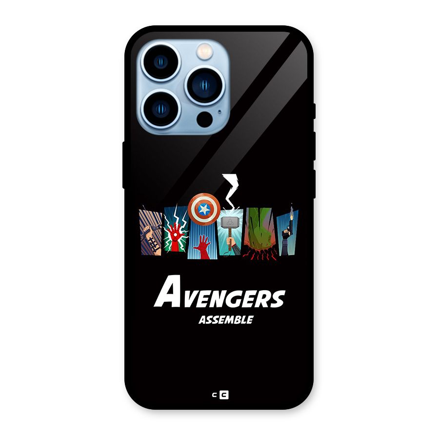 Avengers Assemble Glass Back Case for iPhone 13 Pro