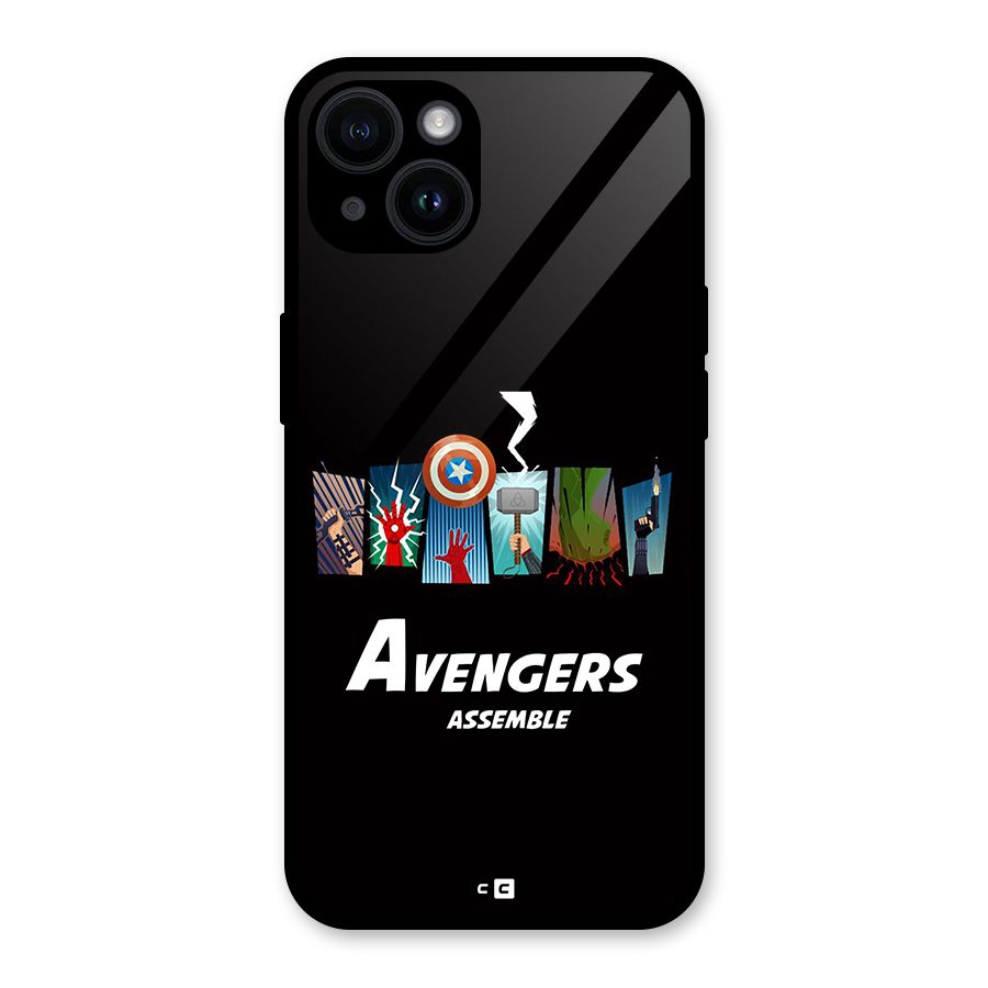 Avengers Assemble Glass Back Case for iPhone 14