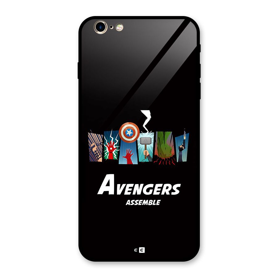 Avengers Assemble Glass Back Case for iPhone 6 Plus 6S Plus