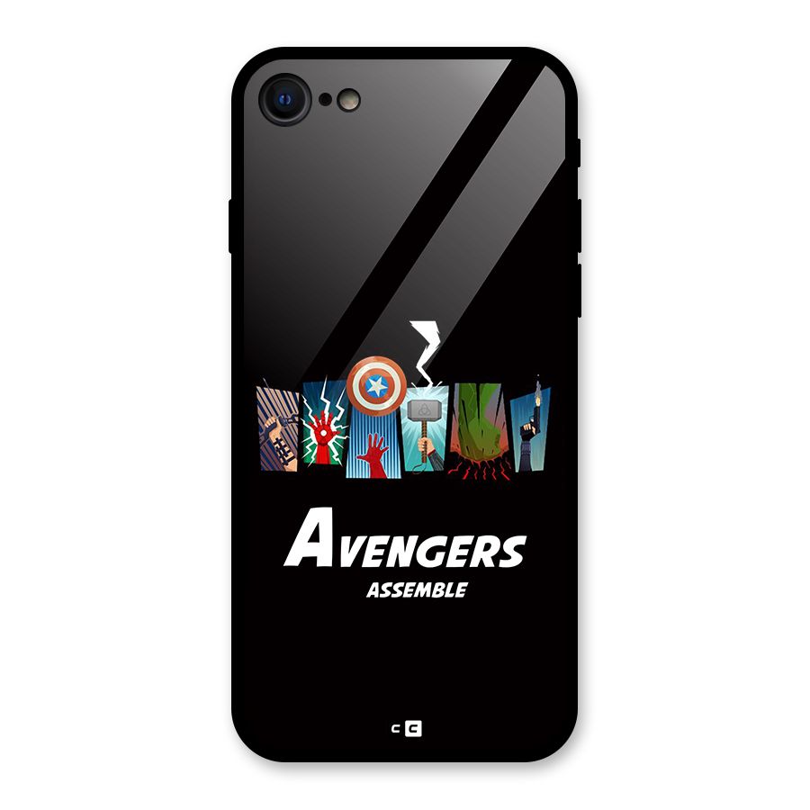 Avengers Assemble Glass Back Case for iPhone 7
