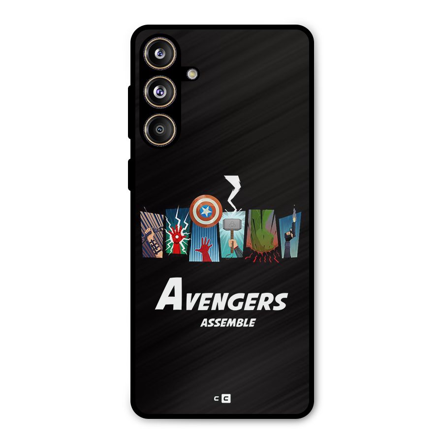 Avengers Assemble Metal Back Case for Galaxy F55