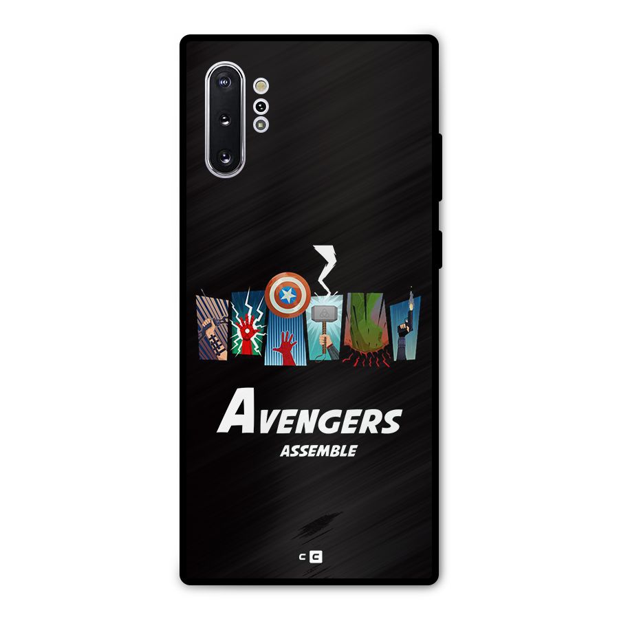 Avengers Assemble Metal Back Case for Galaxy Note 10 Plus