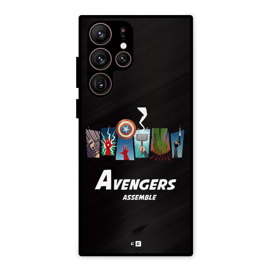 Avengers Assemble Metal Back Case for Galaxy S22 Ultra 5G