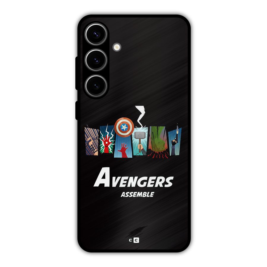 Avengers Assemble Metal Back Case for Galaxy S24 Plus