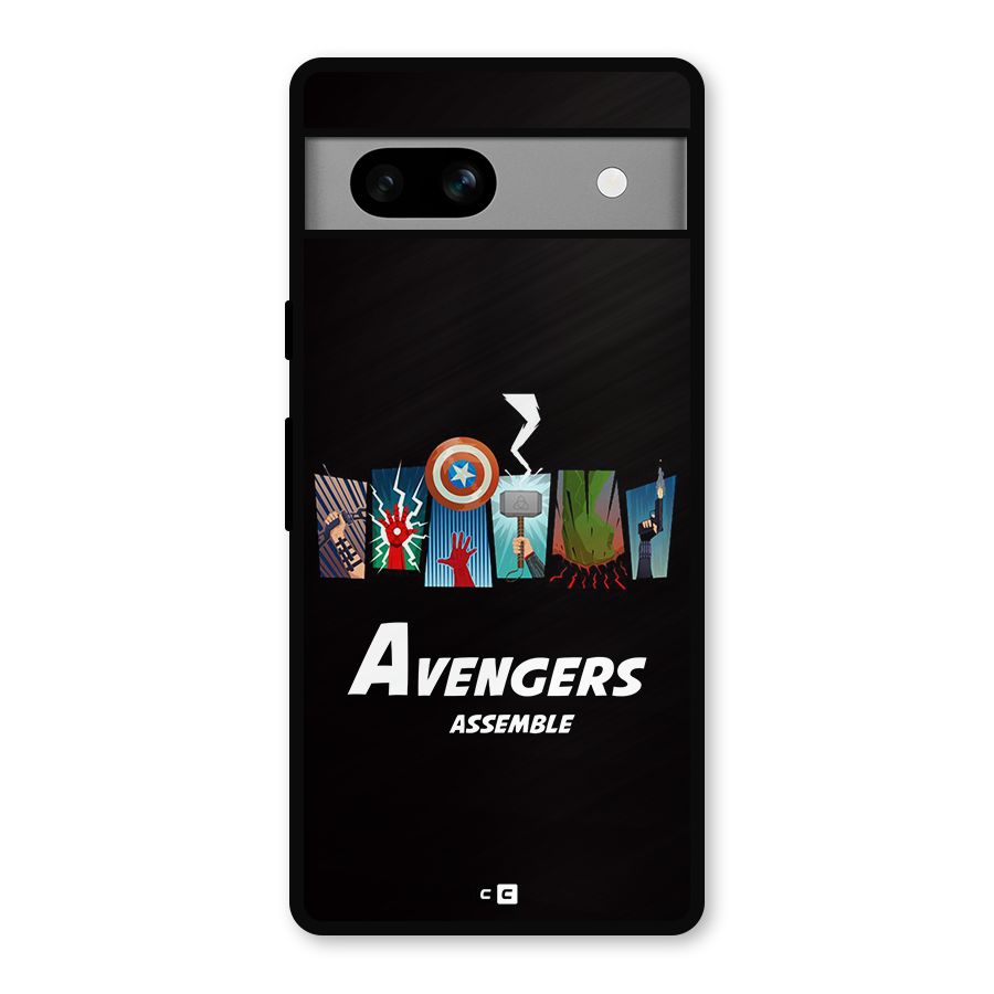 Avengers Assemble Metal Back Case for Google Pixel 7a