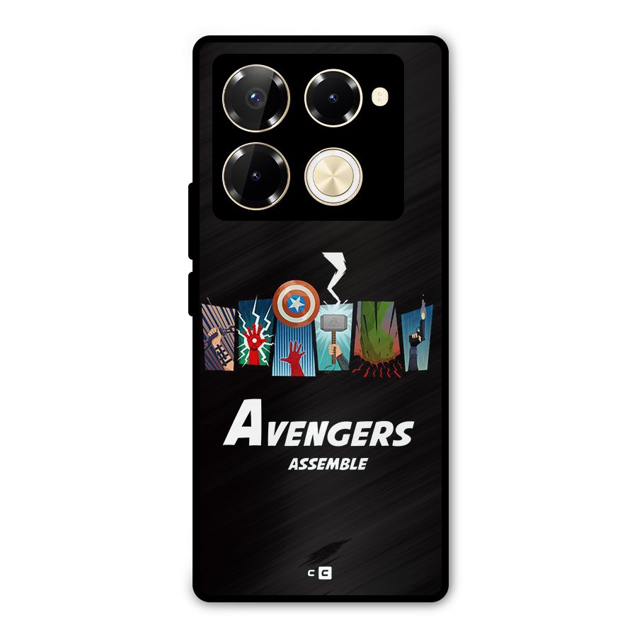 Avengers Assemble Metal Back Case for Infinix Note 40 Pro