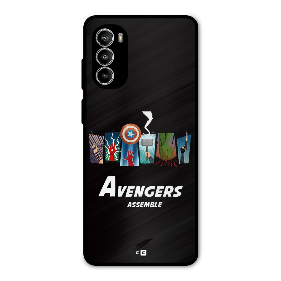 Avengers Assemble Metal Back Case for Moto G82