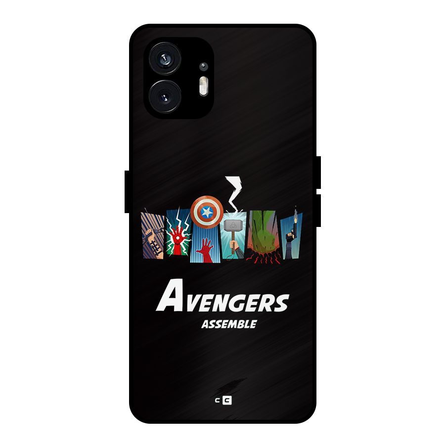 Avengers Assemble Metal Back Case for Nothing Phone 2