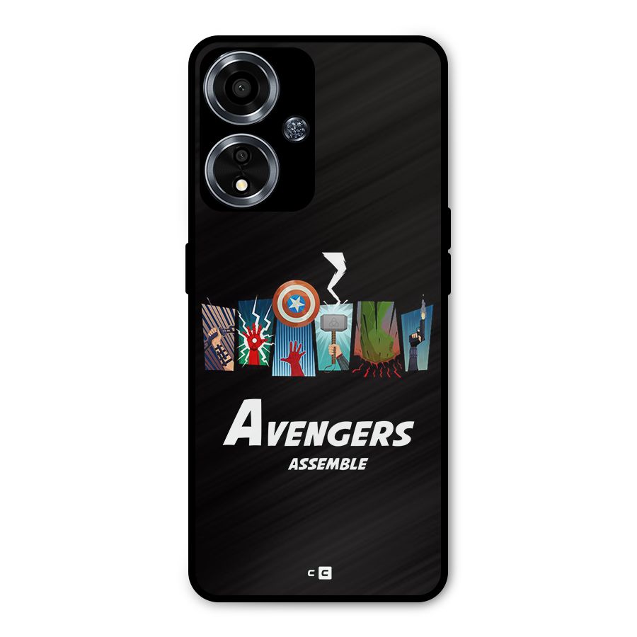 Avengers Assemble Metal Back Case for Oppo A59