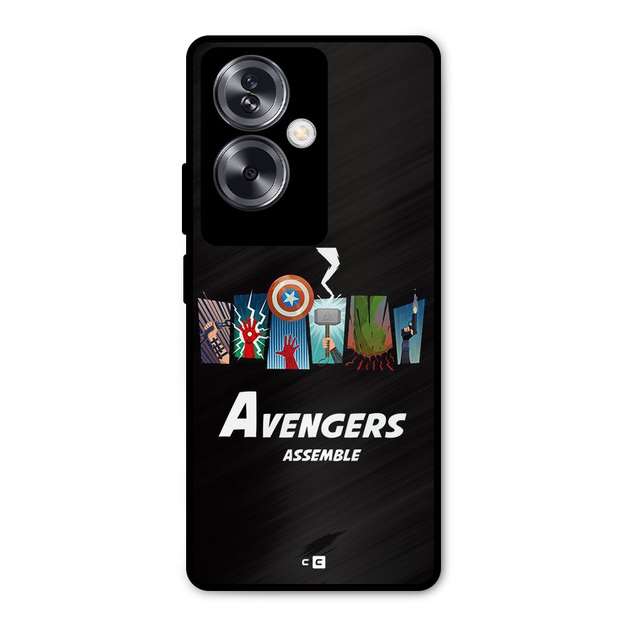 Avengers Assemble Metal Back Case for Oppo A79 5G