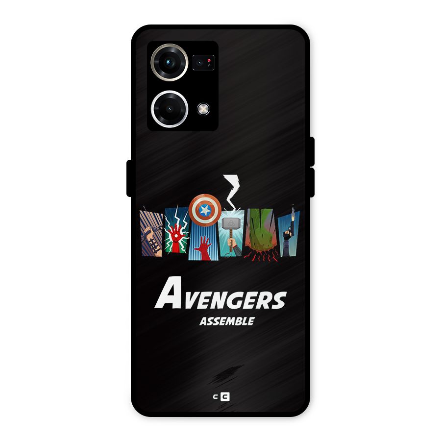 Avengers Assemble Metal Back Case for Oppo F21s Pro 4G