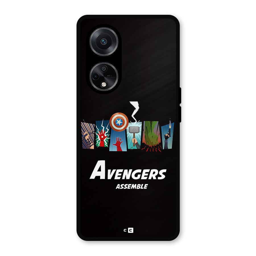 Avengers Assemble Metal Back Case for Oppo F23