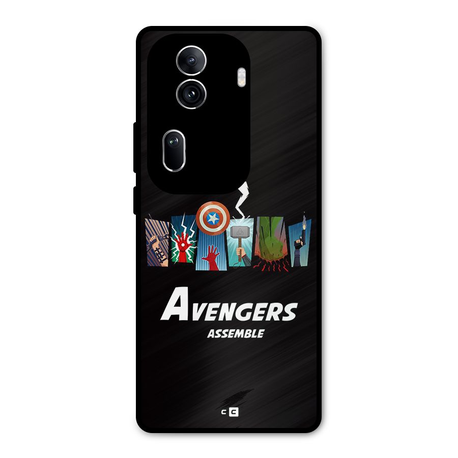 Avengers Assemble Metal Back Case for Oppo Reno11 Pro 5G