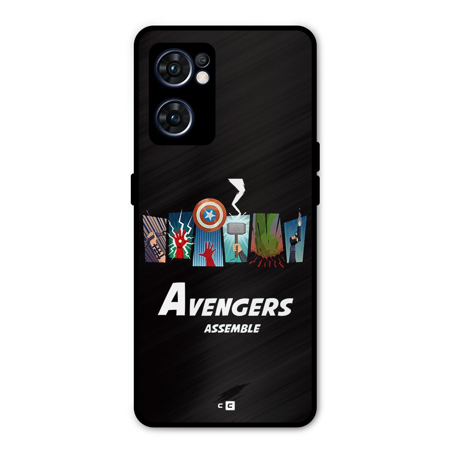Avengers Assemble Metal Back Case for Oppo Reno7 5G
