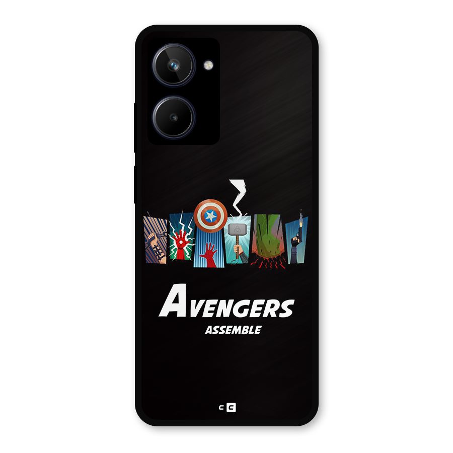 Avengers Assemble Metal Back Case for Realme 10