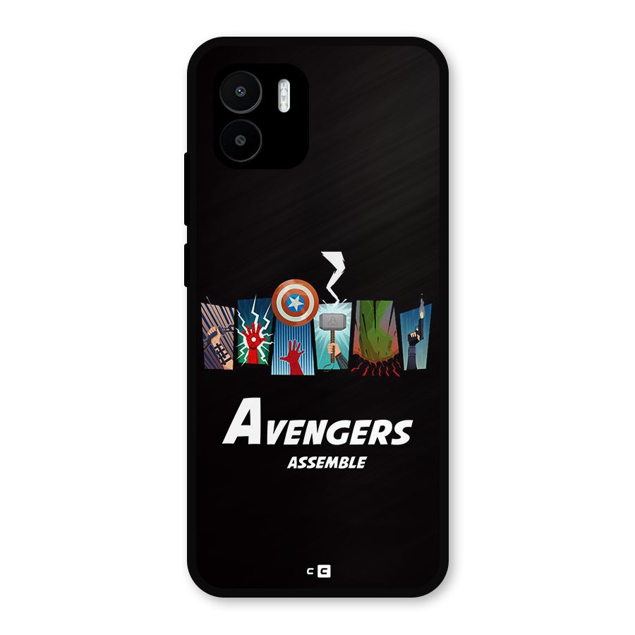 Avengers Assemble Metal Back Case for Redmi A1