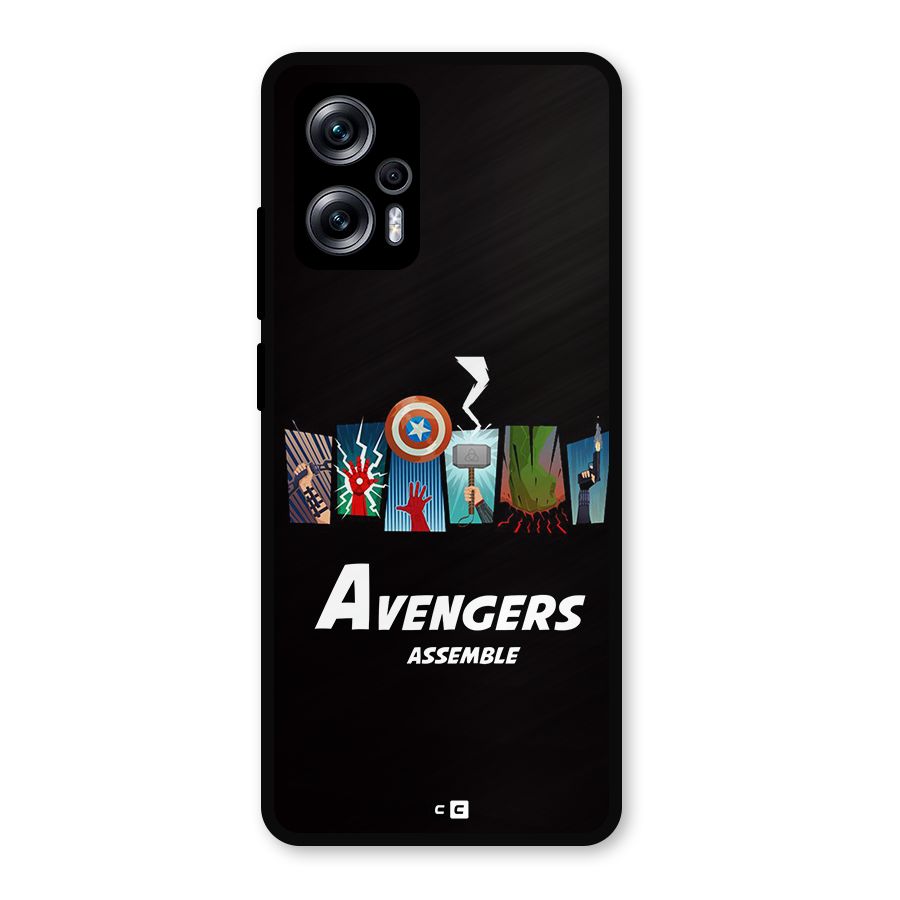 Avengers Assemble Metal Back Case for Redmi K50i