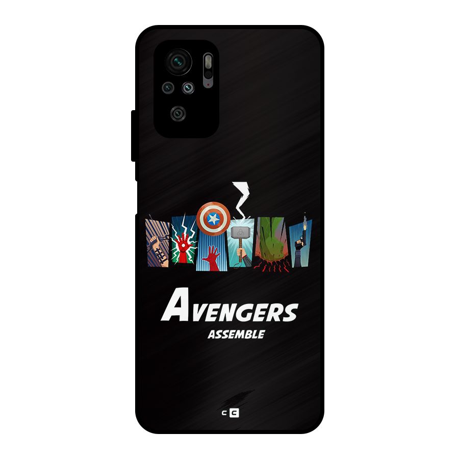 Avengers Assemble Metal Back Case for Redmi Note 10S