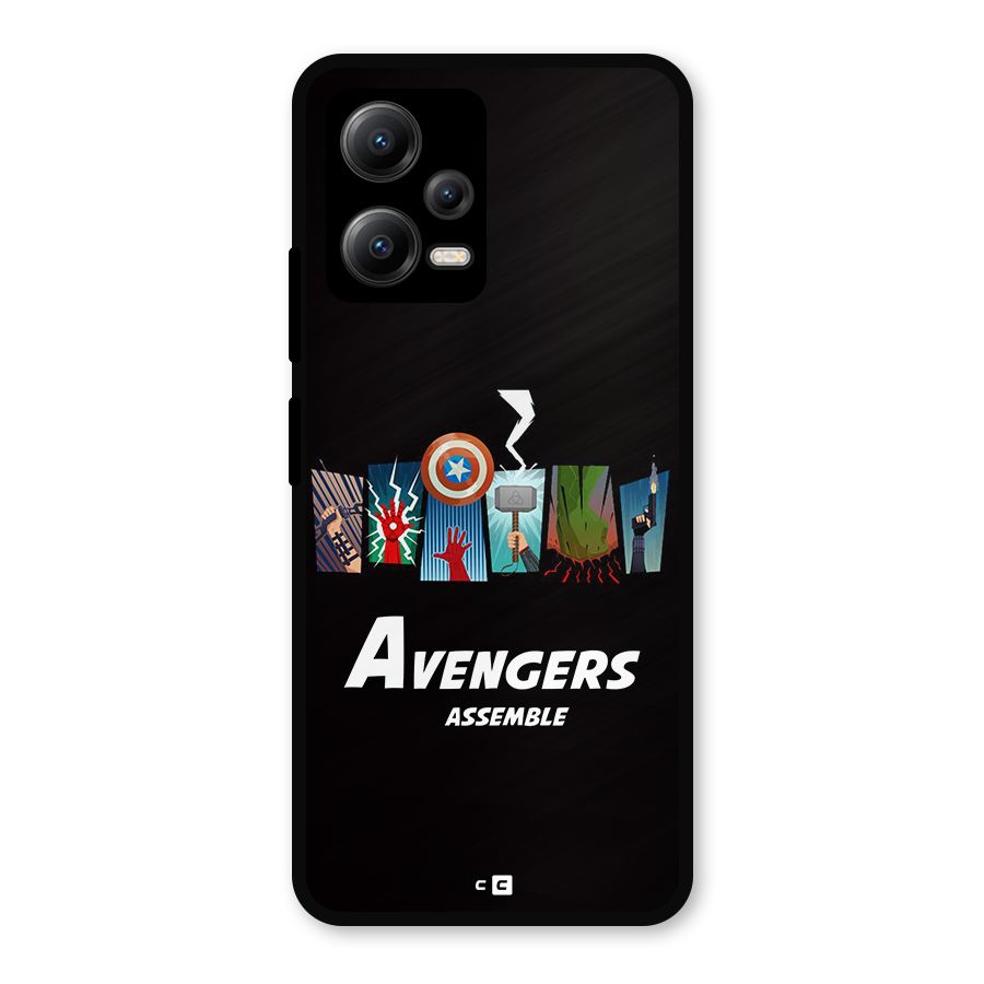 Avengers Assemble Metal Back Case for Redmi Note 12 5G