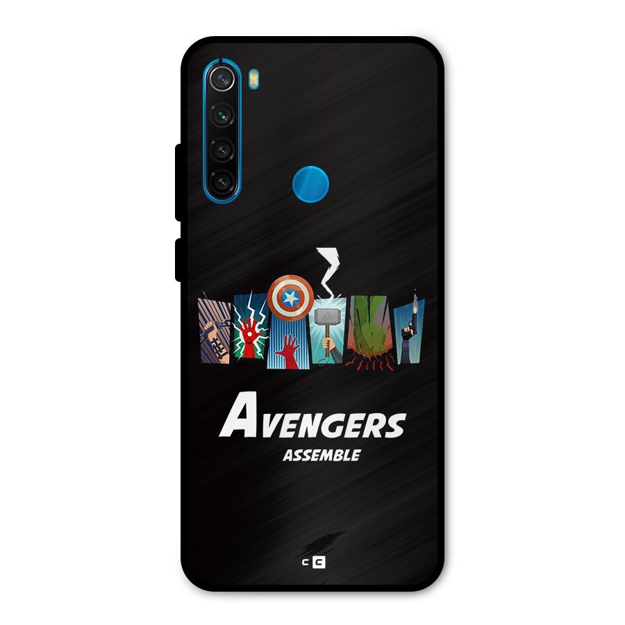 Avengers Assemble Metal Back Case for Redmi Note 8