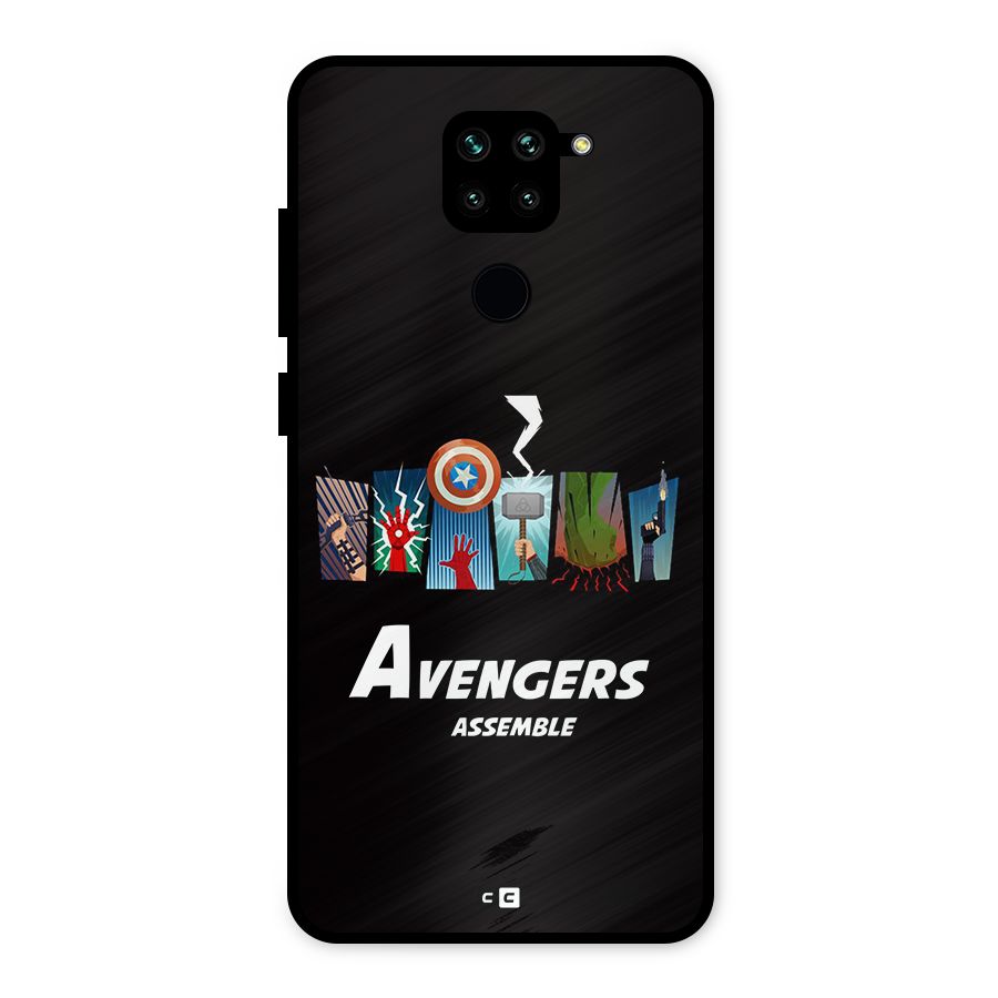 Avengers Assemble Metal Back Case for Redmi Note 9