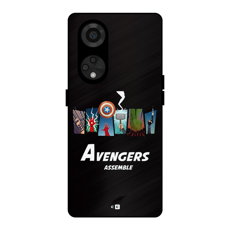 Avengers Assemble Metal Back Case for Reno8 T 5G
