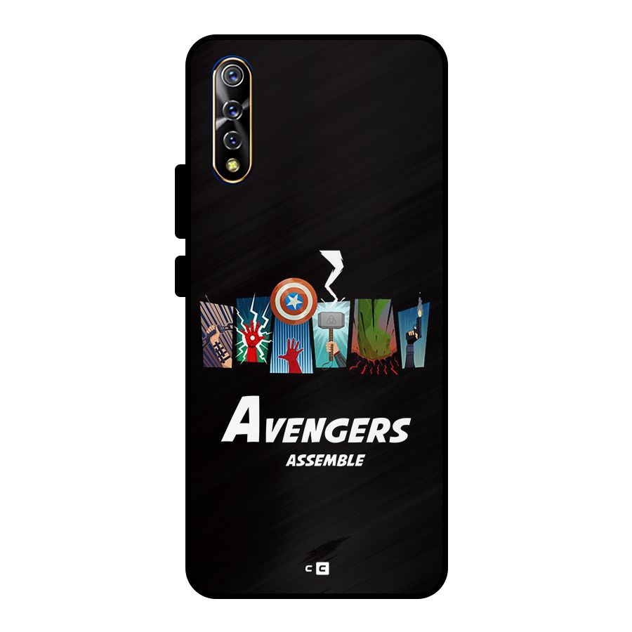 Avengers Assemble Metal Back Case for Vivo S1